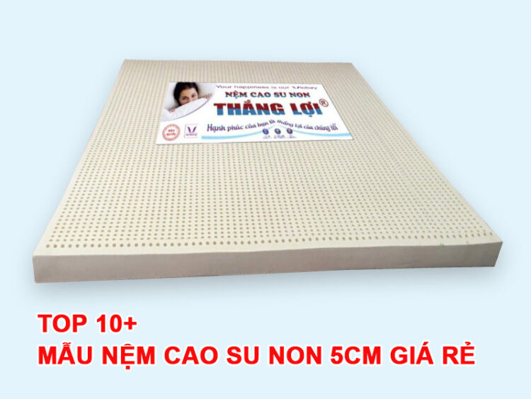 Top 10+ Mẫu Nệm Cao Su Non 5cm Giá Rẻ Chất Lượng