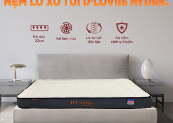 Nệm lò xo túi đa tầng D’Loviis Hydric