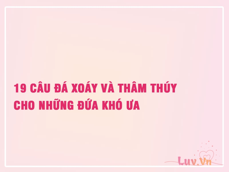 19 Câu Đá Xoáy Và Thâm Thúy Cho Những Đứa Khó Ưa 26 19 Câu Đá Xoáy Và Thâm Thúy Cho Những Đứa Khó Ưa
