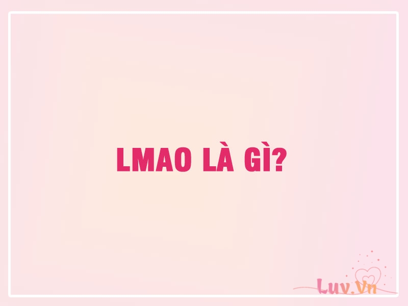 LMAO là gì? 11 LMAO là gì?